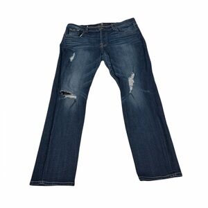 7 For all Mankind Josefina Skinny Boyfriend Jean Distressed Women’s Size 31